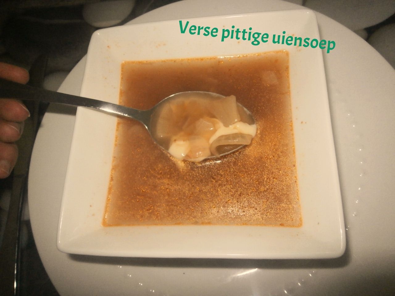 Uiensoep recept