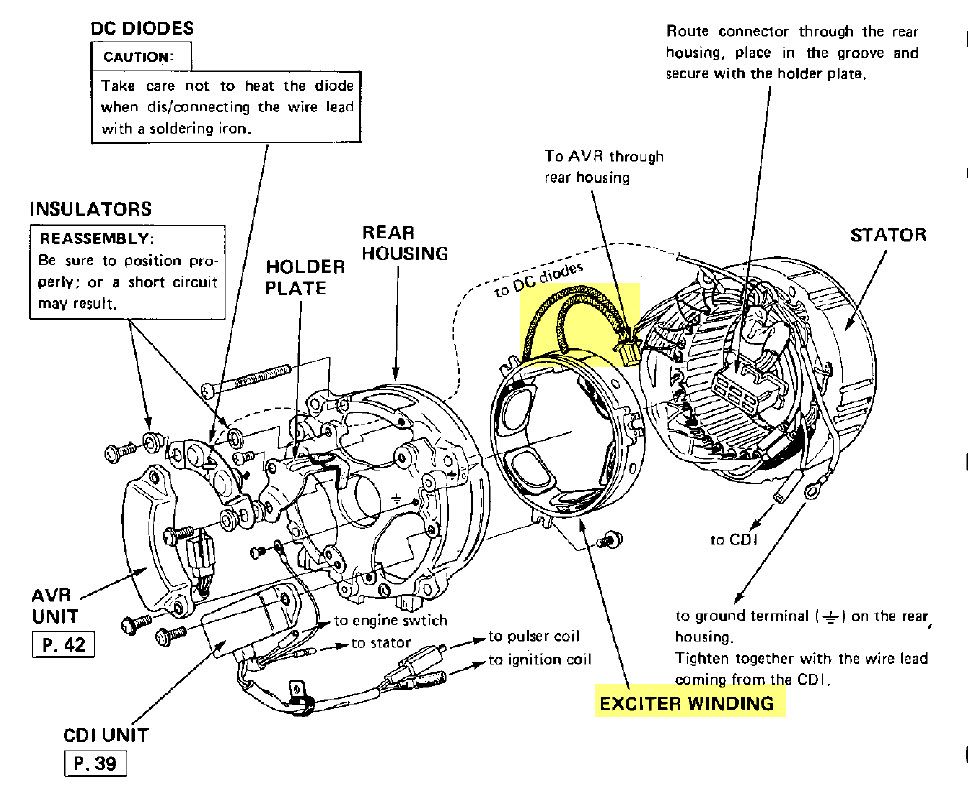 Honda eb6500 generator wiring diagram #1