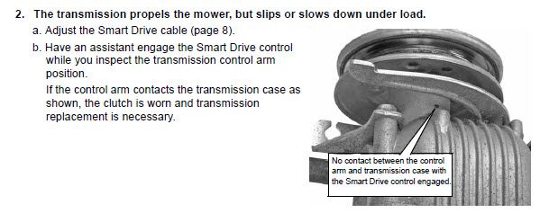 Adjust smart drive cable honda mower #2