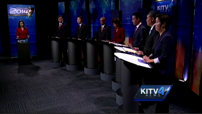 KITV Televised debate 2014 HI-01 Democratic candidates