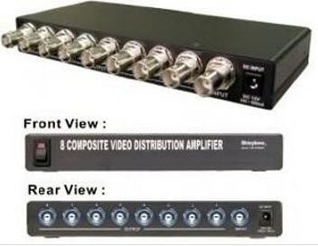 Composite Video Distribution Amplifier BNC, 8 Port (c) robertrtremblay hdmi to composite video converter best buy