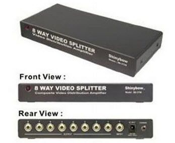 Composite Video Distribution Amplifier RCA, 8 Port (c) robertrtremblay hdmi to composite video converter best buy