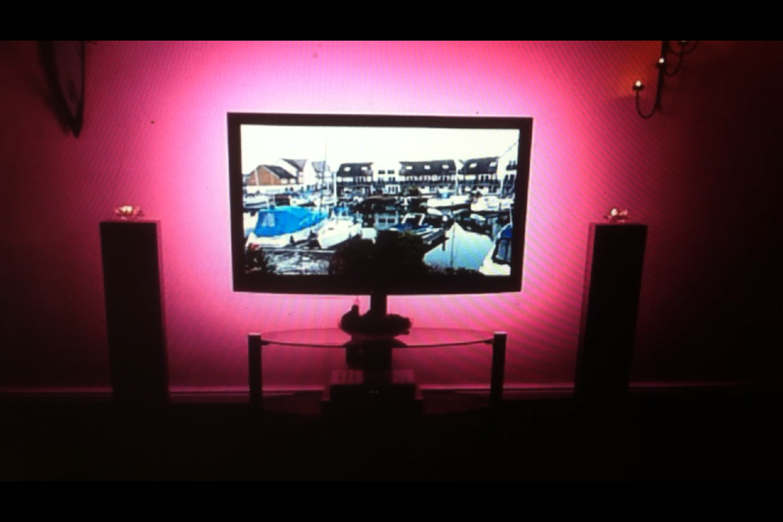 RGB LED Color Changing Mood Lighting Back Pc Tv Television Light Beats