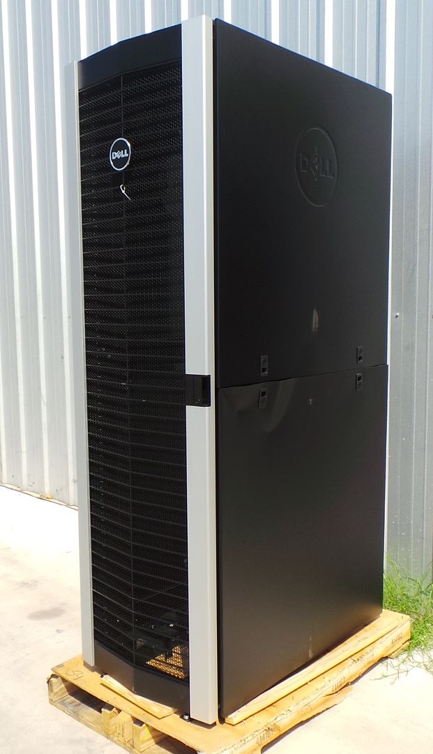 Genuine Dell PowerEdge 4220 42U Empty Server Rack Enclosure Cabinet w Doors
