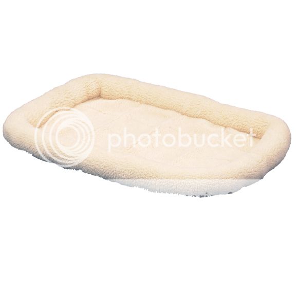 Precision Pet SnooZZy Fleece Bumper Dog Bed Crate Mat Cushioned Washable Fleece