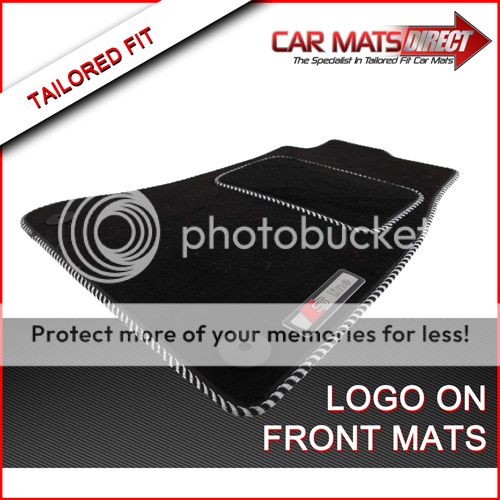 Audi A4 S Line 07 15 Tailored Car Floor Mats Velour Carpet