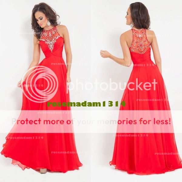 2015 New Formal Chiifon long Prom Dress Ball Gown Cocktail Party dress ...