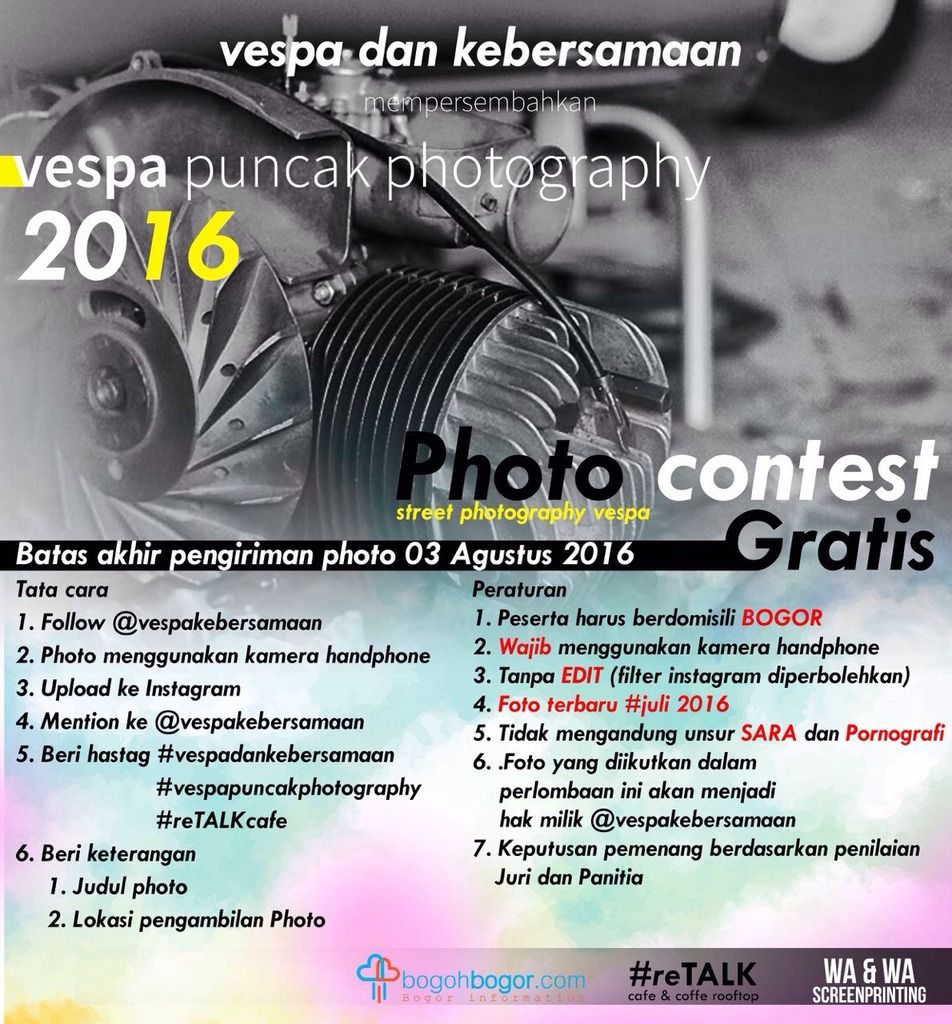 Vespa Puncak Photography